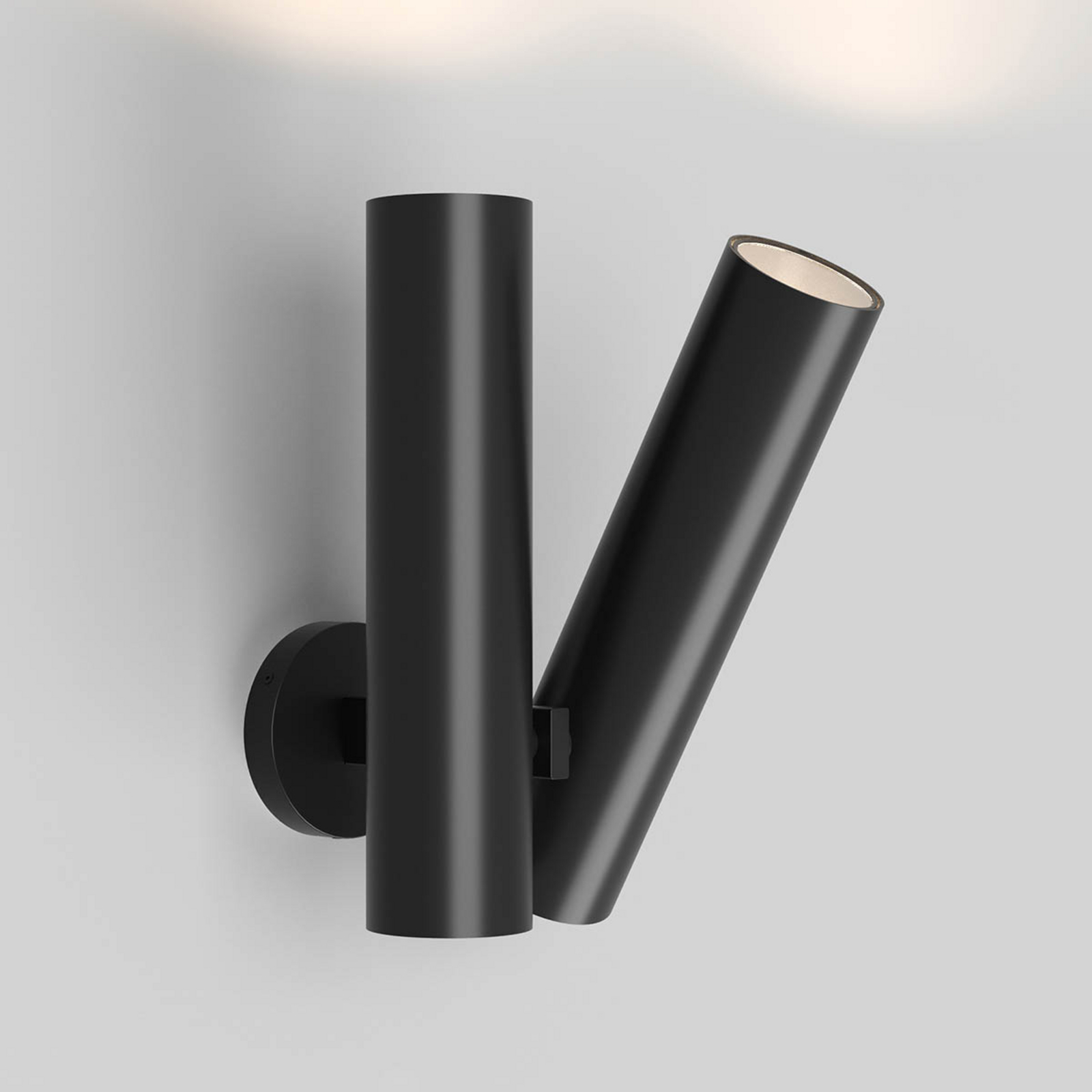 Rotaliana Tobu W1 wall lamp, 3000K, 50°, black